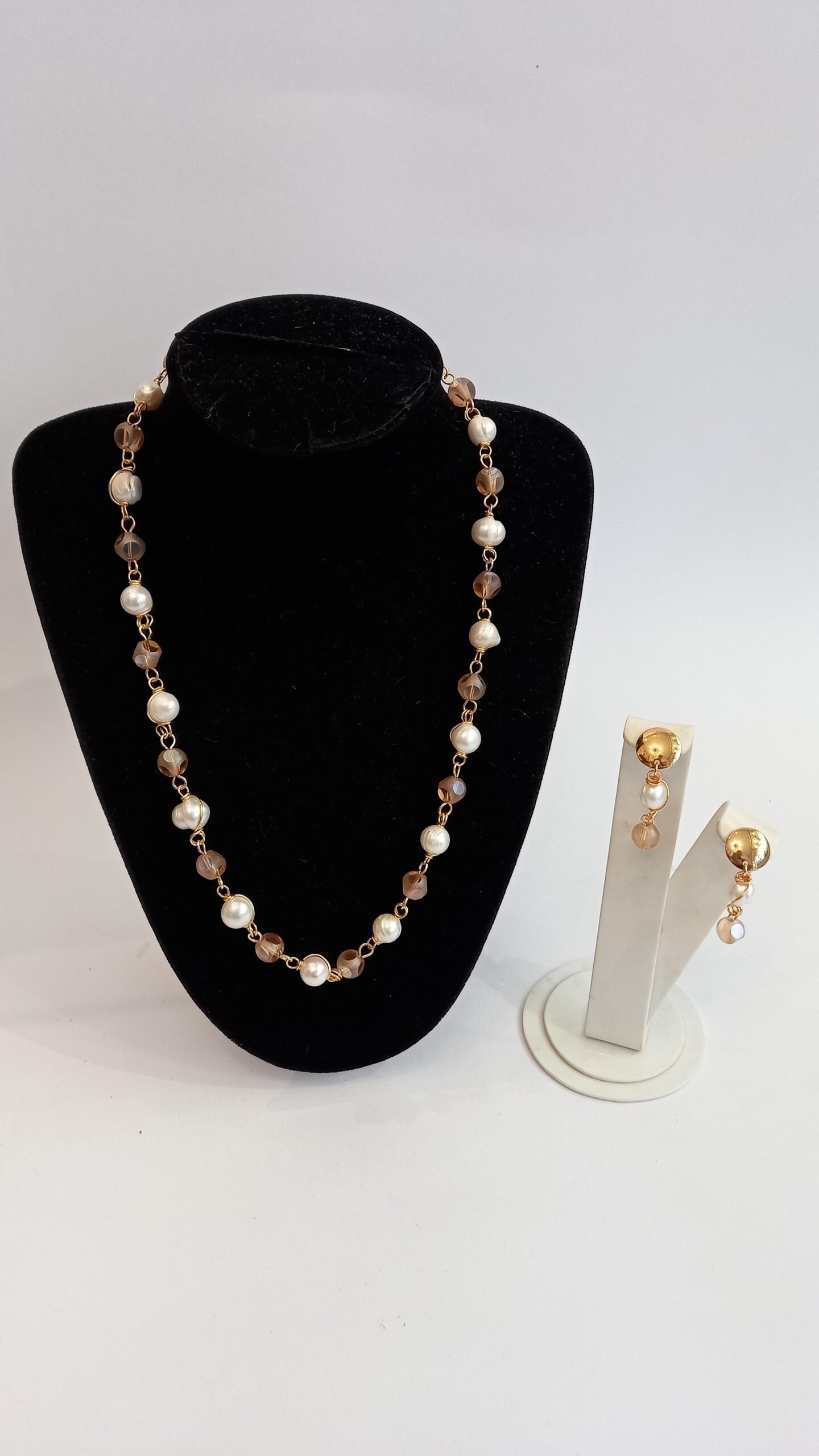 Set Clásicos  Duo de Aretes de oro 18k con perlas - Laurella